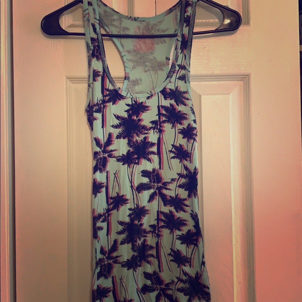 Palm tree tank top